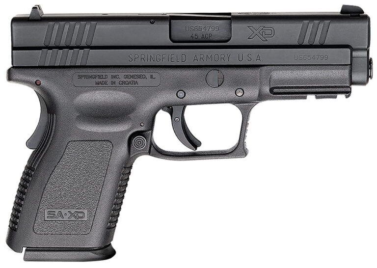 Springfield Armory XD9645 XD Compact *CA Compliant 45 ACP 4" 10+1 Black Black Po