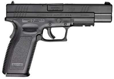 Springfield Armory XD9621 XD Tactical *CA Compliant 45 ACP 10+1 5″ Hammer Forged Melonite Barrel, Black Polymer Frame w/Picatinny Acc. Rail, Serrated Black Melonite Steel Slide, Polymer Grip