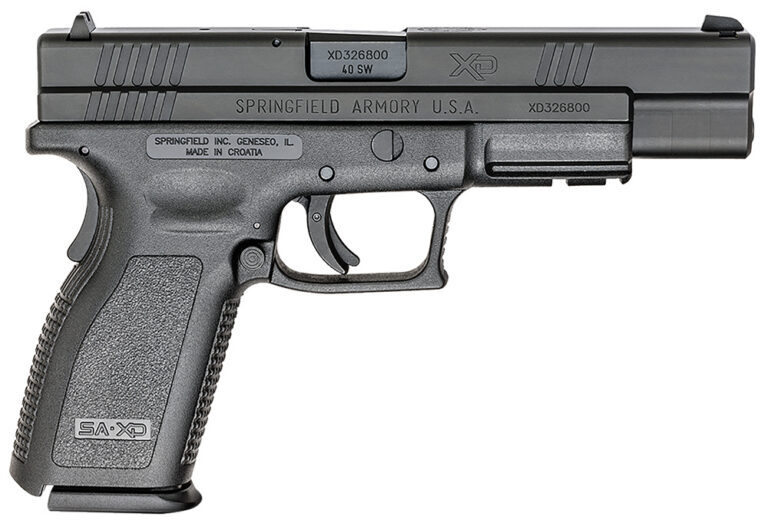 Springfield Armory XD9402 XD Tactical *CA Compliant 40 S&W 10+1 5" Black Melonite Steel Barrel & Serrated Steel Slide, Black Polymer Frame w/Picatinny Rail