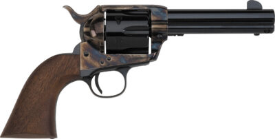 Pietta HF45CHS434NM 1873 Great Western II Californian 45 Colt (Long Colt) 6rd 4.75″ Blued Steel Barrel & Cylinder, Color Case Hardened Steel Frame, Walnut Grip, Exposed Hammer