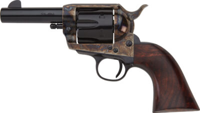 Pietta HF45CHS312NM 1873 Great Western II Sheriff 45 Colt (Long Colt) 6rd 3.50″ Blued Steel Barrel & Cylinder, Color Case Hardened Steel Frame, Walnut Grip, Exposed Hammer