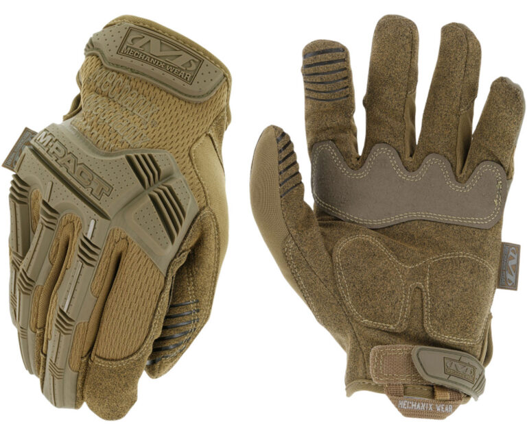 Mechanix Wear MPT72008 M-Pact Coyote Synthetic Leather Small TPR Closure