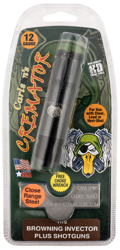 Carlson’s Choke Tubes 11623 Cremator Invector Plus Browning 12 Gauge Close Range Non-Ported 17-4 Stainless Steel