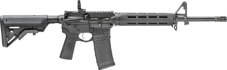 Springfield Armory ST916556B-B5 SAINT 5.56x45mm NATO 30+1 16" Black Melonite Barrel Black Hard Coat Anodized Rec Black Adjustable B5 Bravo Stock Black B5 Type 23 Grip Right Hand with M-LOK Handguard