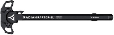 Radian Weapons R0176 Raptor SL Ambi Charging Handle, Black, Slim Line Handles, Fits Mil-Spec AR-15/M16 Platform