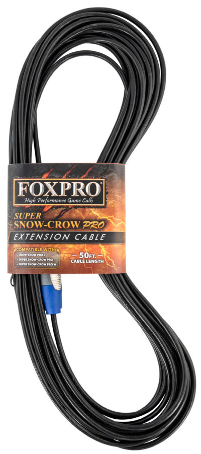 Foxpro CBL50FTSCP2SSCP Speaker Extension Cable  50′ Black for FoxPro Super Snow Crow Pro & Snow Crow Pro 2