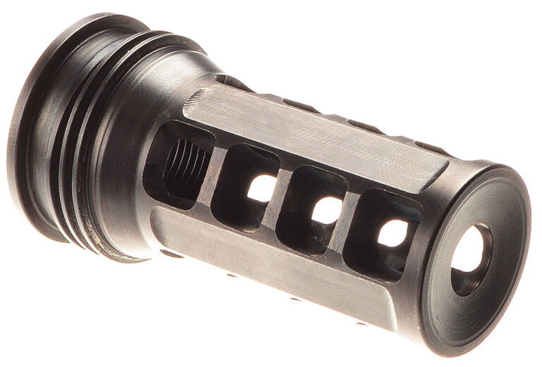 OSS SUPPRESSORS 1646 QD 338 Muzzle Brake 338 Caliber 5/8"-24 tpi 2.30" Black