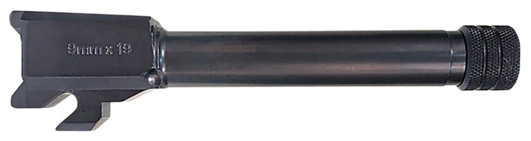 9MM LUGER BARREL W/O LCI FOR PSIG SAUER® P320 FULL SIZE P320FS 5.5'' BBL 9MM LUGER W/O LCI 13.5X1MM-THREADED BLACK