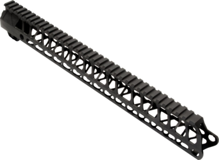 TIMBER CREEK OUTDOOR INC ME15HGBL Enforcer Handguard AR-15 M-LOK Black Hardcoat