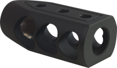 TIMBER CREEK OUTDOOR INC 50BEOHBBLC Muzzle Brake  50 Beowulf 49/64-20 tpi Black