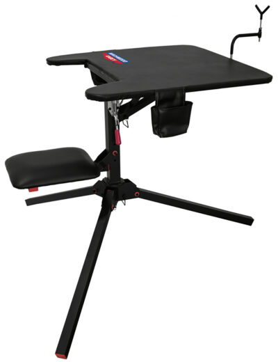 Birchwood Casey MSB300 Swivel Action Shooting Bench Black Steel, 29″ W x 29″ L