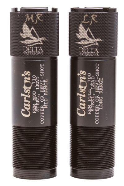 Carlson’s Choke Tubes 07260 Delta Waterfowl  Remington Rem Choke 12 Gauge Mid/Long Range Knurled 17-4 Stainless Steel
