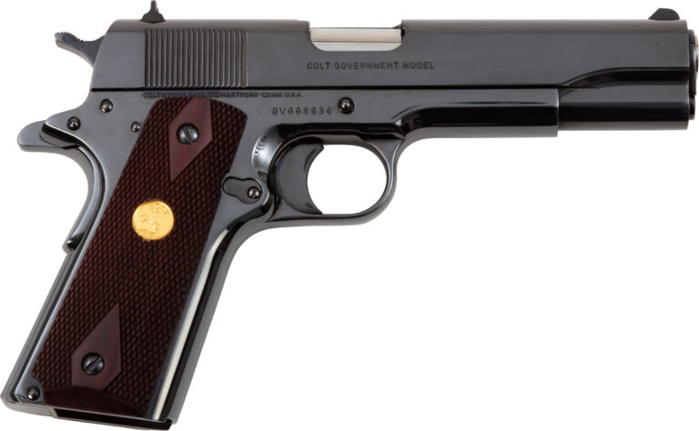 Colt Mfg O1911C-RB Government National Match 45 ACP 5" 7+1 Royal Blue Frame Pol