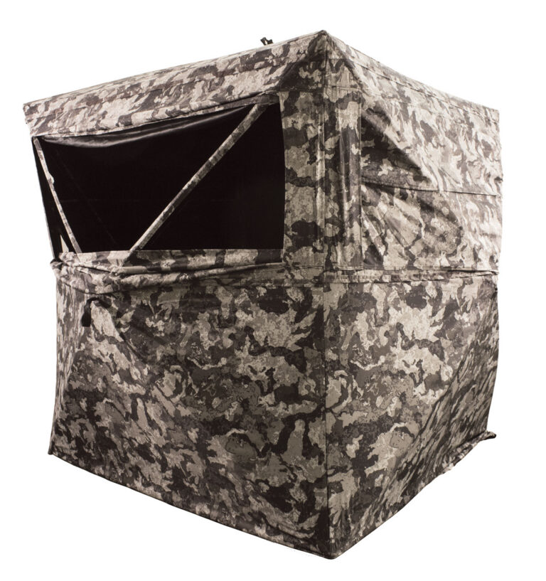 HME HMEGRDBLND3CVD Executioner Three-Person Ground Cervidae Camo Polyester