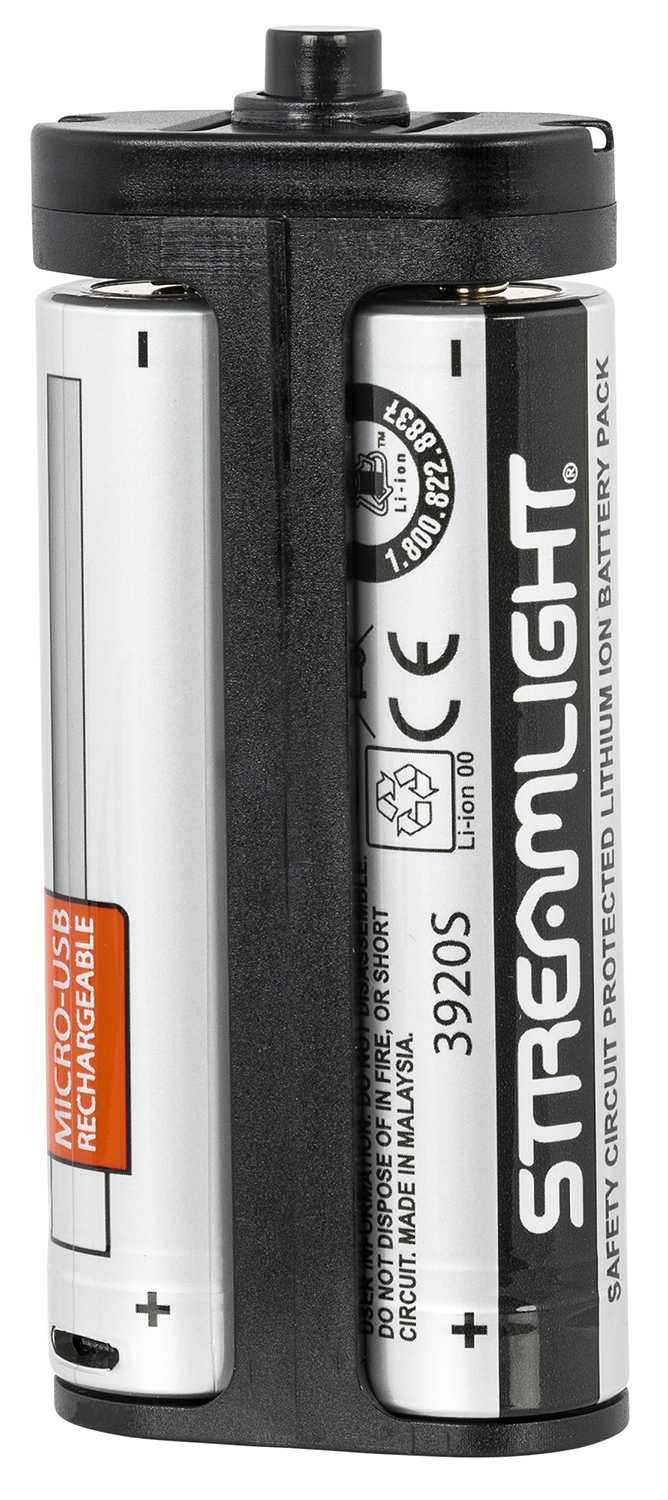 Streamlight 78105 Stinger 2020 Battery Pack Black/Silver 3.7 Volts 2,600 mAh (2) Single Pack