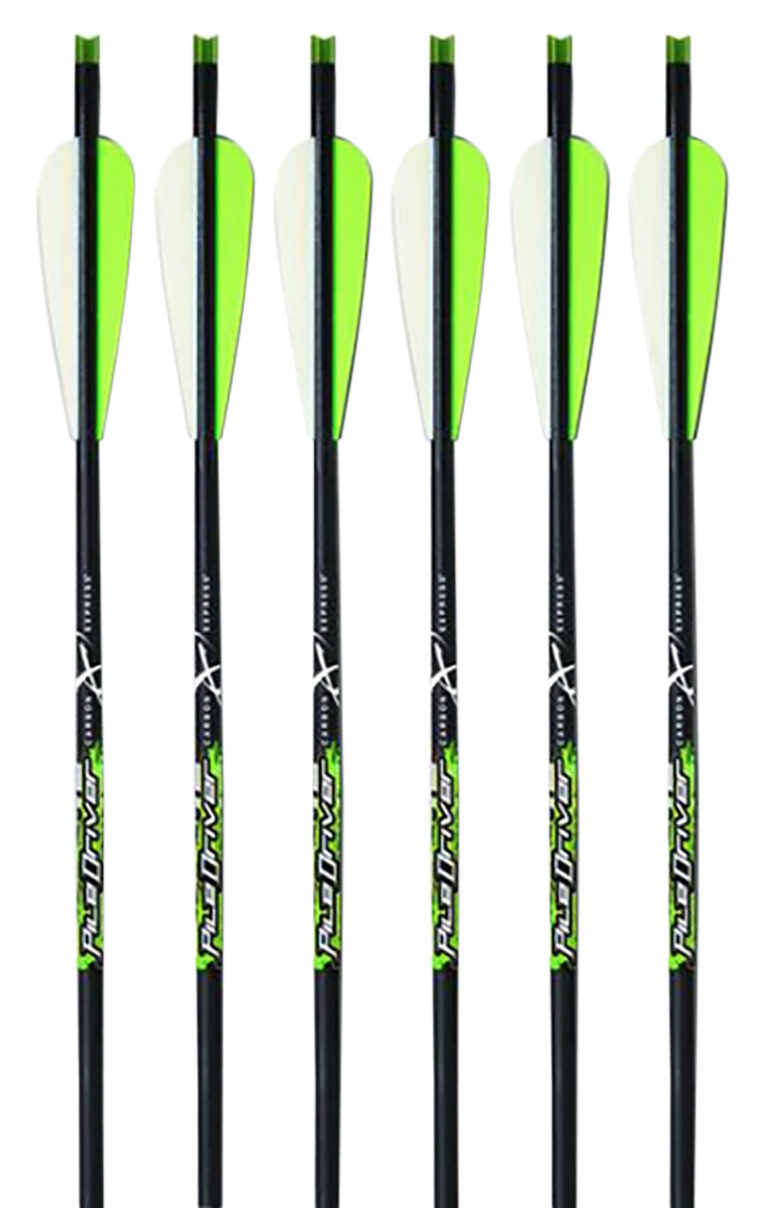 Carbon Express Piledriver Crossbow Bolts 20 in. Universal Nocks 6 pk.