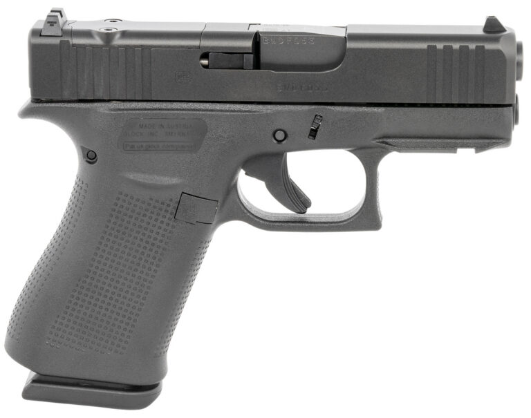 Glock PX4350201FRMOS G43X MOS Sub-Compact 9mm Luger 10+1 3.41" Black GMB Barrel, Black nDLC MOS Cut/Serrated Steel Slide, Black Polymer Frame w/Picatinny Rail Black Textured Polymer Grip, Forced Reset Trigger, Ambidextrous