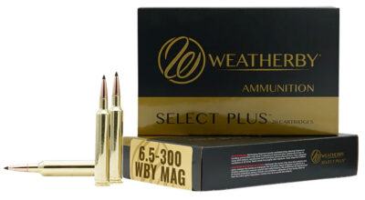 Weatherby Select Plus Rifle Ammo 6.5-300 WBY 156 gr. Berger EOL Elite Hunter 20 rd.