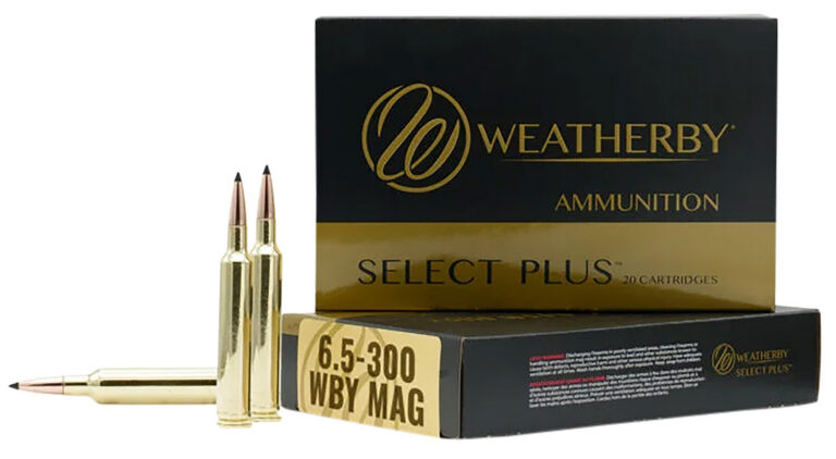 Weatherby Select Plus Rifle Ammo 6.5-300 WBY 156 gr. Berger EOL Elite Hunter 20 rd.