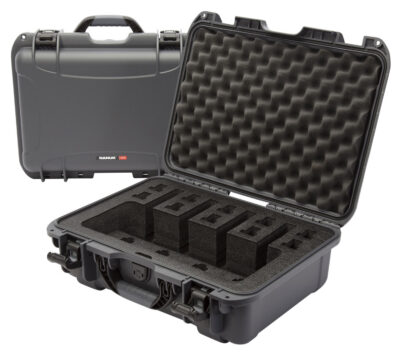 Nanuk 9254UP7 925 4 Up Gun Case Waterproof Graphite Resin w/ Closed-Cell Foam Padding 17″ L x 11.80″ W x 6.40″ H Interior Dimensions