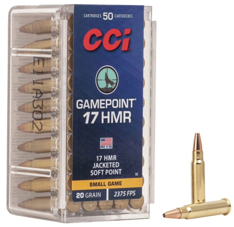 GAMEPOINT AMMO 17 HMR 20GR JACKETED SOFT POINT 17 HMR 20GR JACKETED SOFT POINT 50/BOX