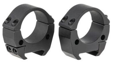 Talley TMS30L Modern Sporting  Black Anodized Aluminum 30mm Tube Low Picatinny Rail 0 MOA