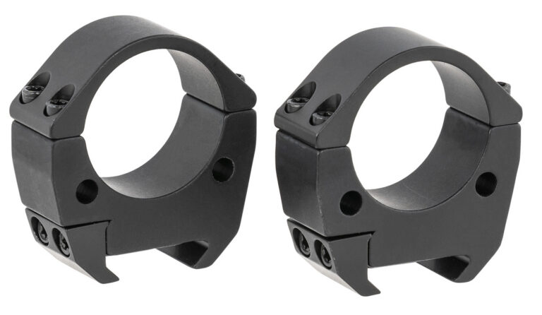 Talley TMS30M Modern Sporting Black Anodized Aluminum 30mm Tube Medium Picatinny Rail 0 MOA