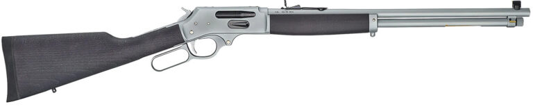 Henry H009GAW Side Gate All Weather Full Size 30-30 Win 5+1 20" Hard Chrome Plated Steel Barrel, Satin Hard Chrome Steel Receiver, Stained Hardwood Stock Right Hand