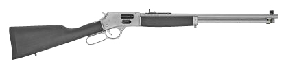 Henry H012GCAW Big Boy All Weather Side Gate Full Size 45 Colt (Long Colt) 10+1 20" Hard Chrome Plated Steel Barrel, Satin Hard Chrome Steel Receiver, Stained Hardwood Wood Stock Right Hand