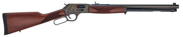 Henry H012GCCC Big Boy Side Gate Full Size 45 Colt (Long Colt) 10+1 20" Blued Octagon Barrel, Color Case Hardened Steel Receiver, American Walnut Stock Right Hand