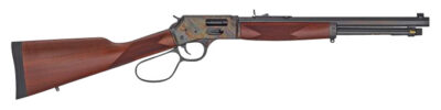 Henry H012GCRCC Big Boy Carbine Side Gate Full Size 45 Colt (Long Colt) 7+1 16.50″ Blued Octagon Barrel, Color Case Hardened Steel Receiver, American Walnut Wood Stock Right Hand