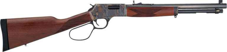 Henry H012GRCC Big Boy Carbine Side Gate Full Size 44 Mag 7+1 16.50" Blued Octagon Barrel, Color Case Hardened Steel Receiver, American Walnut Wood Stock Right Hand