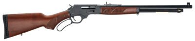 Henry H018G410R Side Gate  Full Size 410 Bore Lever 2.50″ 6+1 19.75″ Blued Steel Barrel, Blued Drilled & Tapped Steel Receiver, Fixed American Walnut Stock, Right Hand