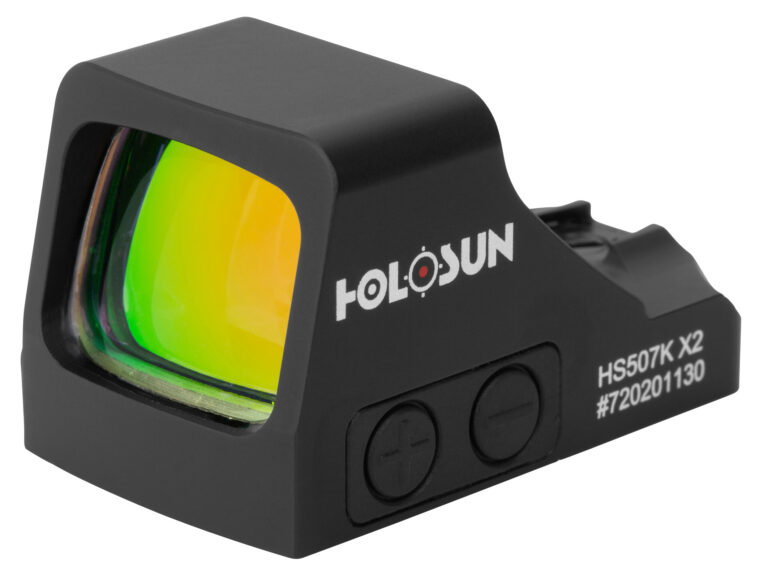 Holosun HS507KX2 HS507K X2 Black Anodized 0.58 x 0.77 2 MOA Red Dot/32 MOA Red Circle Multi Reticle