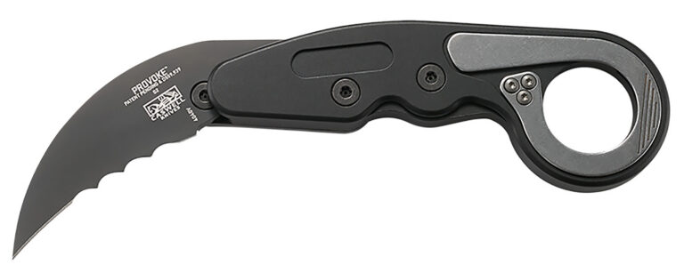 CRKT Provoke Kinematic Morphing Karambit Folding Knife (2.4" Serr)
