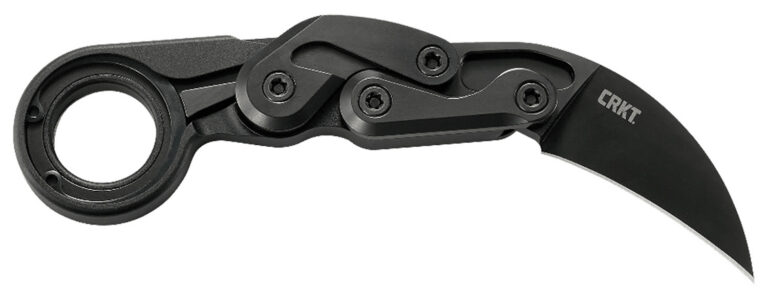 CRKT 4042 Provoke First Responder 2.41" Folding Plain Black TiN D2 Steel Blade/Black Aluminum Handle Includes Sheath
