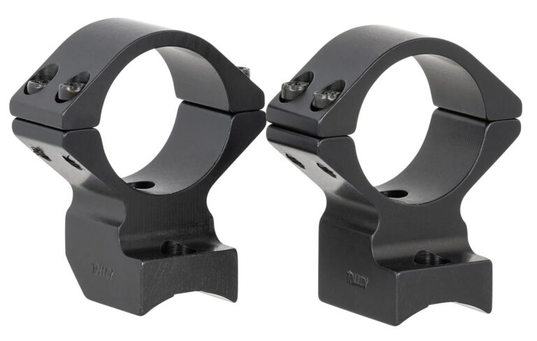 Talley 950766 Scope Mount/Ring Combo Lightweight Matte Black Aluminum 1" Tube Barrett Fieldcraft Picatinny Rail Mount High Rings