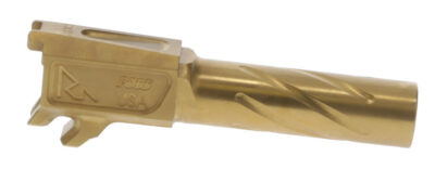 Rival Arms RA20P001E Precision Match Grade 9mm Luger 3.10″ Fluted Gold PVD Steel, Fits Sig P365