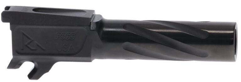 Rival Arms RA20P002A Precision Match Grade 9mm Luger 3.10" Fluted Threaded Black PVD Steel, Fits Sig P365