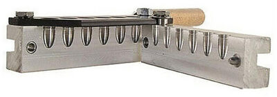 6 CAVITY HANDGUN MOULDS 9MM (0.356”) 125GR 2-RADIUS OGIVE 6-CAVITY MOLD