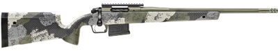 Springfield Armory BAW920308G Model 2020 WayPoint  308 Win 5+1 Cap 20″ Mil-Spec Green Cerakote Rec/Barrel Evergreen Camo Carbon Fiber Hybrid Profile with M-LOK Stock Right Hand (Full Size)