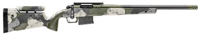 Springfield Armory BAW920308CFGA 2020 WayPoint  308 Win,7.62x51mm NATO 5+1 20″ CF Evergreen Camo Hybrid Profile w/Adj Cheek Comb & M-LOK Stock Mil-Spec Green Cerakote Right Hand