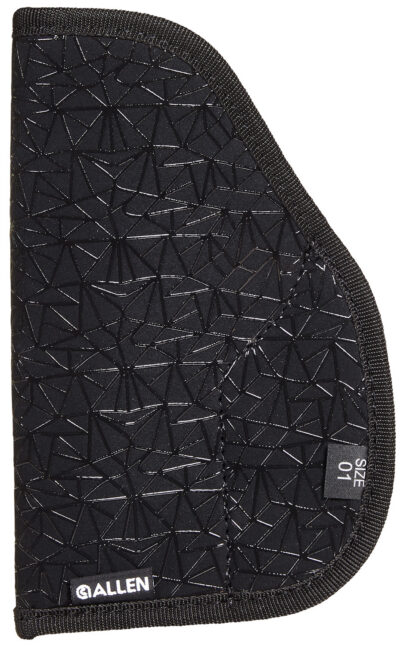 Allen 44901 Spiderweb In-The-Pocket Conceal Carry Holster Size 01 Black Nylon w/Web Grip Pattern, Compatible w/Glock 26/27/Medium Auto Ambidextrous