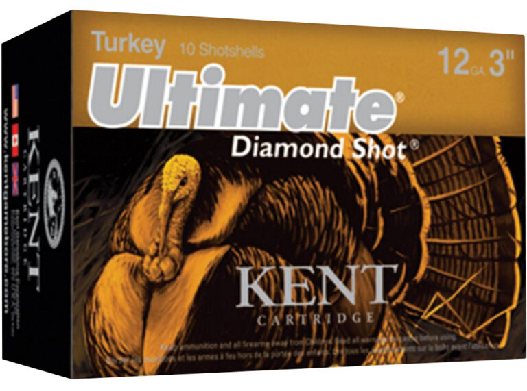 Kent Cartridge C123TK504 Ultimate Turkey 12Gauge 3" 1 3/4oz 4Shot 10 Per Box/10 Case