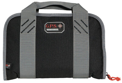 Double “Compact Pistol? Case w/mag storage & dump cup Black