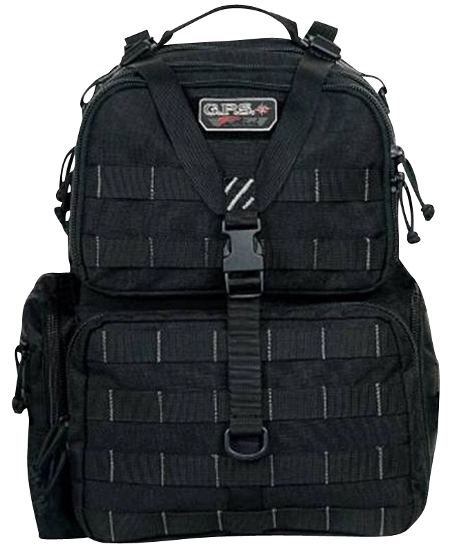 GPS Bags T1913BPB Tactical Black 1000D Polyester 4 Handguns