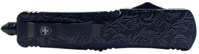 Templar Knife LMDG131 Gen II Maiden Gloss Large 3.50″ OTF Dagger Plain Black Oxide Stonewashed 440C SS Blade, 5.25″ Black Gloss Aluminum Handle, Glass Breaker