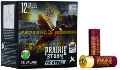 Federal PFSX143FS4 Premium Prairie Storm FS 12Gauge 3″ 1 1/8oz 4Shot 25 Per Box/10 Case