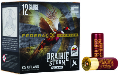 Federal PFX154FS4 Premium Prairie Storm FS 12Gauge 2.75″ 1 1/4oz 4Shot 25 Per Box/10 Case