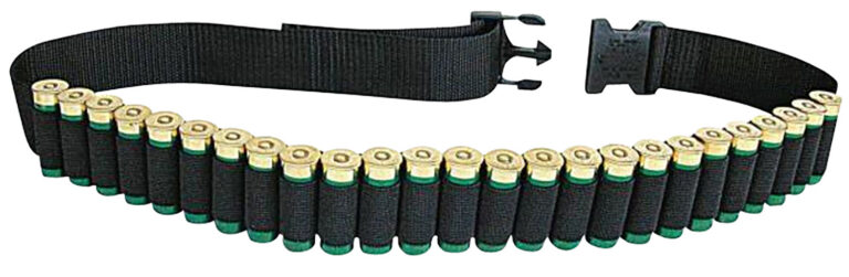 Allen 211 Shotgun Shell Belt Black Cordura 25rd Shotgun Waist Mount
